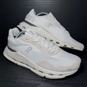 On Cloud Womens Cloudnova 2 Running Shoes Sz 6.5 White Eclipse Cloudtec 26.98478